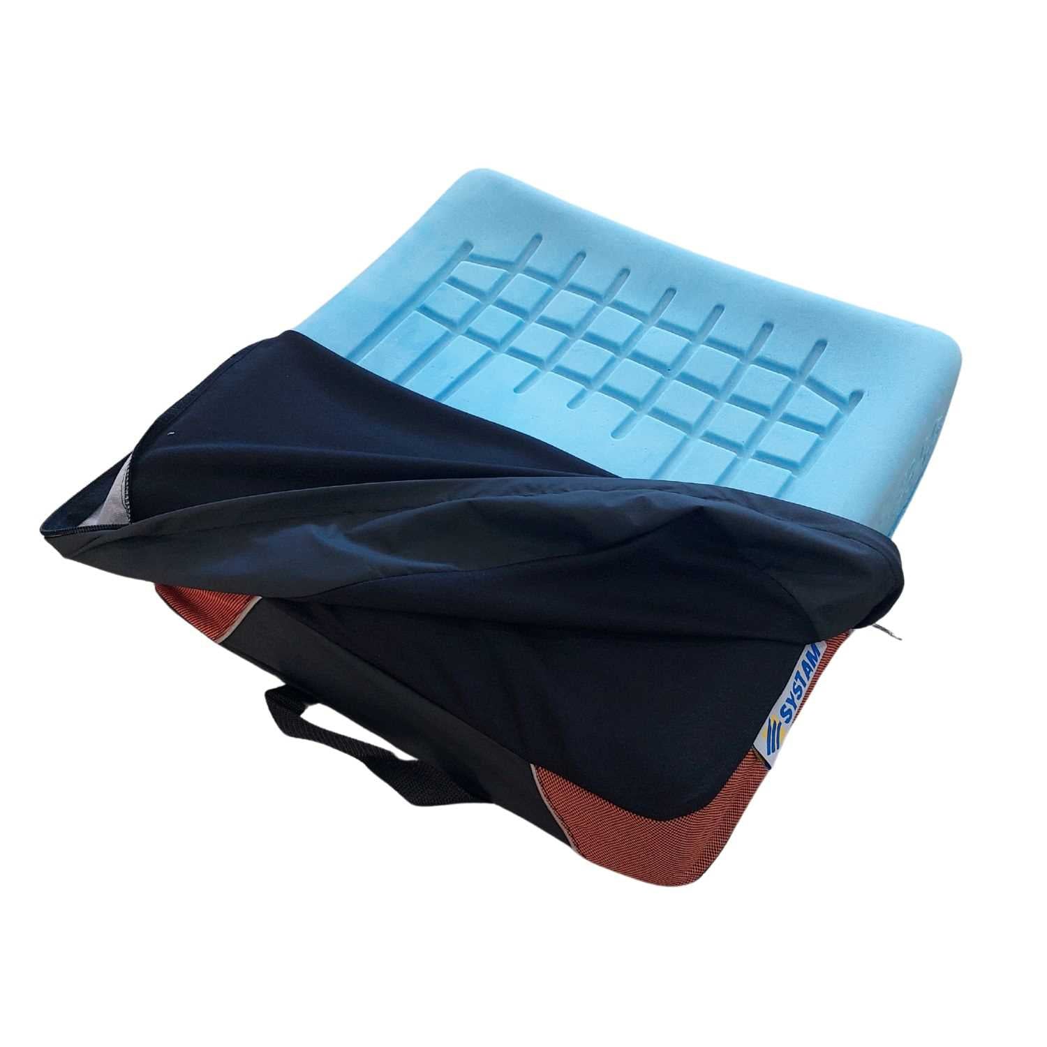 Anti-Dekubitus-Sitzkissen Viscoflex (P361C) mit Jersey Bezug zur Druckentlastung - 8 cm (HMV: 11.39.01.1005)